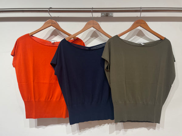 Off-Shoulder Boxy Tee - 2 Colours