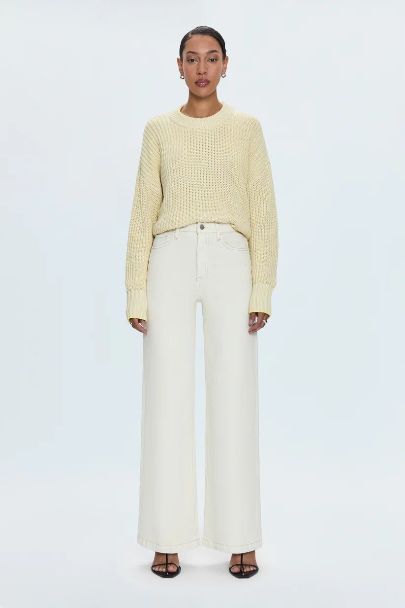 Lana Wide Leg In Ecru