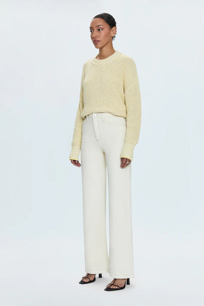Lana Wide Leg In Ecru