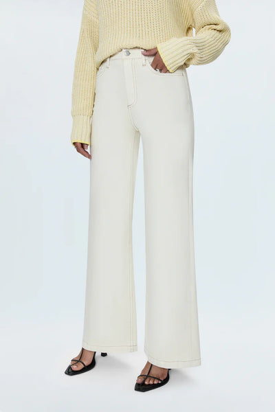 Lana Wide Leg In Ecru