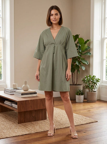 Short Sleeve Shift Dress