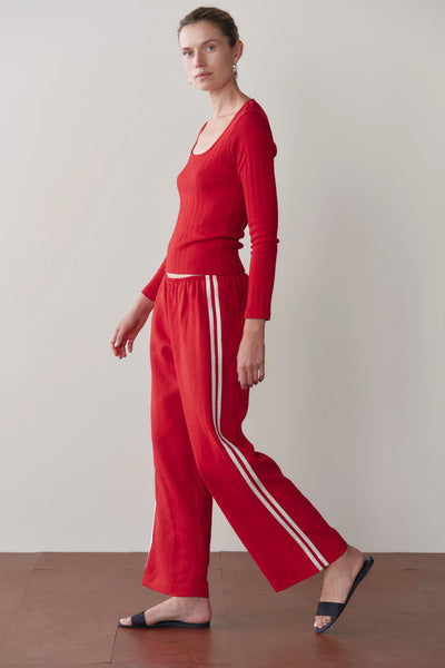 Striped Linen Pants