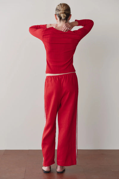 Striped Linen Pants