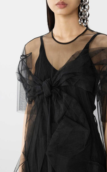 Tulle T-Shirt With Bow