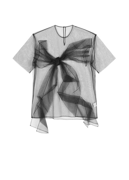 Tulle T-Shirt With Bow