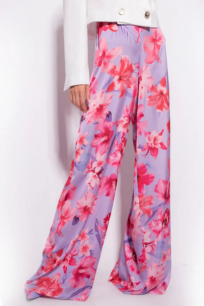 Wide Leg Trouser Floral Print